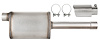 SGT32V Violator Series Muffler Replacement Kit Fits Select Chevrolet Silverado 1500, GMC Sierra 1500 4.8L, 5.3L [Polished Tip] - image 1