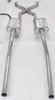 Crossmember Back X-Pipe Exhaust System with Turbo Pro Mufflers for 1955-1959 Chevrolet Truck 2WD [2.500 in.] - image 3