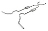Crossmember Back H-Pipe Exhaust System with Turbo Pro Mufflers for 1967-1974 GM Truck 2WD [2.500 in.] - image 1