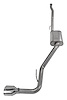 SJJ50S Cat-Back Exhaust System with Street Pro Muffler Fits Select Jeep Gladiator JT with 3.6L Engine [Polished Tip] - image 1