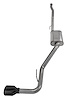 SJJ50SB Cat-Back Exhaust System with Street Pro Muffler Fits Select Jeep Gladiator JT with 3.6L Engine [Black Tip] - image 1