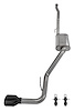 SJJ51SB Cat-Back Exhaust System with Street Pro Muffler Fits Select Jeep Gladiator JT Rubicon with 3.6L Engine [Black Tip] - image 1