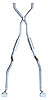 Race-Pro Crossmember-Back Exhaust System 1970-74 E-Body - image 1