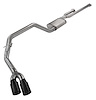 STT10RB Cat-Back Exhaust System with 14 in. Race Pro Series Muffler for 2014-2021 Toyota Tundra [Black Tips] - image 1
