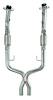 2.500 in. X-Pipe with Catalytic Converters 2005-2010 Ford Mustang - image 1