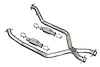 2.5" X-Pipe with Cats 1986-95 Mustang V8
