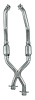 2.500 in. X-Pipe with Catalytic Converters 1979-1995 Ford Mustang - image 1
