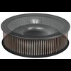 14" Spun Aluminum Air Cleaner Assembly 14 x 3" 1 3/4" Drop Base - image 2