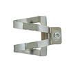 71133 Heavy Duty Drier Mounting Bracket [Chrome, 90-Degree] - image 1