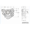 174008 Front Runner Engine Accessory Drive System, Small Block Chevy, Black, with Power Steering - image 2