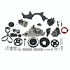 174034 Front Runner Engine Accessory Drive System, GM LS7, with Power Steering, w/Black Compressor & Alternator - image 1