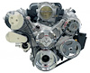 175021 Front Runner Engine Accessory Drive System, GM LS, Wet-Sump, Polished/Chrome, with Power Steering - image 1