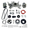175028 Front Runner Engine Accessory Drive System, GM LS, Wet-Sump, Black/Chrome, without Power Steering - image 1
