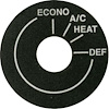 AC/Heat/Defrost Mode Knob Decal - image 1