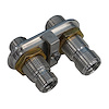 2-WAY BULKHEAD 8-10 MALE ORING - image 1