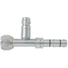E-Z Clip Hose End Fitting With Service Port - image 1