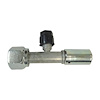 355130 Beadlock Reduced Barrier Hose O-Ring Fitting [Straight w/Service Port, #10] - image 1