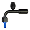 356320 Beadlock Reduced Barrier Hose Black O-Ring Fitting [90-Degree w/Service Port, #8] - image 1
