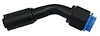359230 Beadlock Reduced Barrier Hose Black O-Ring Fitting [45-Degree, #10]