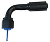 359320 Beadlock Reduced Barrier Hose Black O-Ring Fitting [90-Degree, #8]