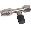 ProLine Braided Hose End Fitting With Service Port - image 1