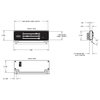 473081 Gen IV & Gen 5 SureFit Control Panel for 1967-1972 Chevrolet & GMC Trucks, Black Anodized Machined Alumium - image 2