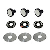 474159 SureFit Control Panel Knob Upgrade Kit for 1966-1977 Ford Bronco - image 1