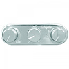 491644 SureFit A/C Control Panel Upgrade Kit for 1961-1966 Ford F100 [Polished] - image 1