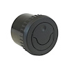 49193-VUL Standard Series Adjustable Double Vane Louver [Black] - image 1