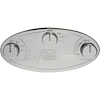 49500-VSQ StreamLine ProLine Oval Control Panel for Vacuum Controlled Systems, Aluminum - image 1