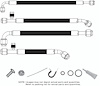 524464 SureFit Reduced Barrier Standard Hose Kit for 1986-1987 Grand National w/Factory Air - image 1