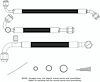 524483 SureFit Reduced Barrier Standard Hose Kit for 1964-1965 Ford Falcon, Ranchero - image 1