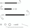 526004 SureFit Reduced Barrier Standard Hose Kit Fits Select 1947-1955 Chevy Trucks w/Stock V8 - image 1