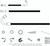 526006 SureFit Reduced Barrier Modified Hose Kit Fits Select 1947-1955 Chevrolet Trucks w/6-Cylinder - image 1