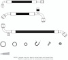526704 SureFit Reduced Barrier Standard Hose Kit Fits Select 1960-1966 Chevrolet Trucks w/6-Cylinder - image 1