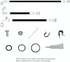 526708 SureFit Reduced Barrier Standard Hose Kit for 1959-1960 Chevrolet El Camino & Select Full-Size Models - image 1