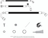 526770 SureFit Reduced Barrier Standard Hose Kit for 1969-1972 Chevrolet Nova - image 1