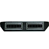 630190 Double Under Dash Louver Assembly [Black w/Chrome Accent] - image 1