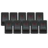Rocker switch red  (10Pc) - image 1