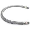 Stainless Steel Braided Leader Hose 1/4" (M) to 1/4" (F) Swivel - image 1