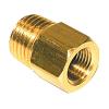 NPT Pipe Bushing Reducer Fitting 1/4" NPT Male Thread to 1/8" NPT Female Thread - image 1