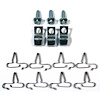 70 A Body 5/16 x 5/16 AND Return Fuel Line Clip Set 12 pcs. - image 1