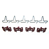 64 -65 All Cars - Brake Line Clips 9 Pcs. - image 1