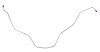 62 Cutlass- Right Front Brake Line F-85 - image 1