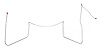 AFB6402 OM - Right Front Brake Line - image 1