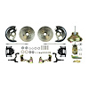 67 - 69 Camaro / Firebird and 68-74 Nova Front Wheel Power Disc Conversion w/ Braided Stainless Blac - image 1