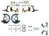 Main Component Box for 4 Wheel Disc Brake Conversion Kit 1964-1972 GM A-Body, with 9 in. Booster - image 1