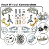 62 - "67 X Body GM, Chrome Booster, Black Show"N Go - Power 4 Wheel Disc Conversion - image 1