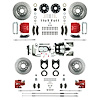 Signature Big Brake "64-"72 GM "A" Body, "67-"69 "F" Body, "68-"74 "X" Body, Red Calipers, 4 Wheel Chrome Power Disc Conversion - image 1