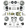 Signature Big Brake "68-"69 "F" Body, "68-"74 "X" Body, Black Calipers, Drop, 4 Wheel Power Disc Conversion - image 1